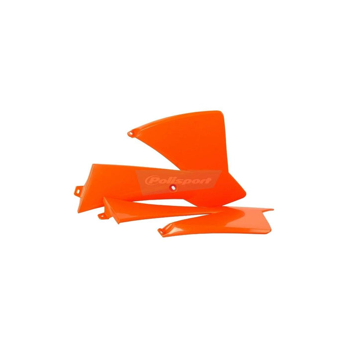 Polisport Radiator Shroud Set (Orange Ktm) For 02-08 Ktm 65Sx 8429500001