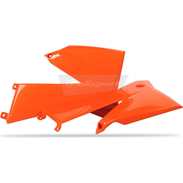 Polisport Radiator Shroud Set (Orange) For 05-06 Ktm 250Sxf 8411500002