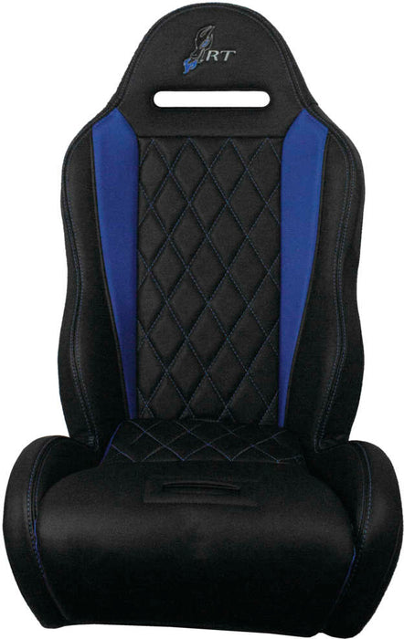 Dragonfire Racing® Highback Rt Seat Dimnd Pr Blk Black/Blue 15-0067