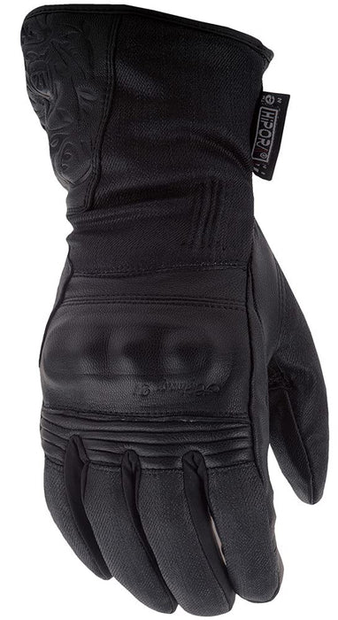 Highway 21 Women'S Black Rose Gloves #5884 489-0096~2