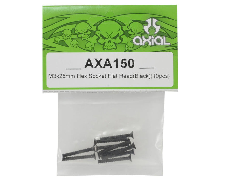 Axial AXA149 Hex Socket Flat Head M3x20mm Black 10 AXIC0149 Elec Car/Truck Replacement Parts