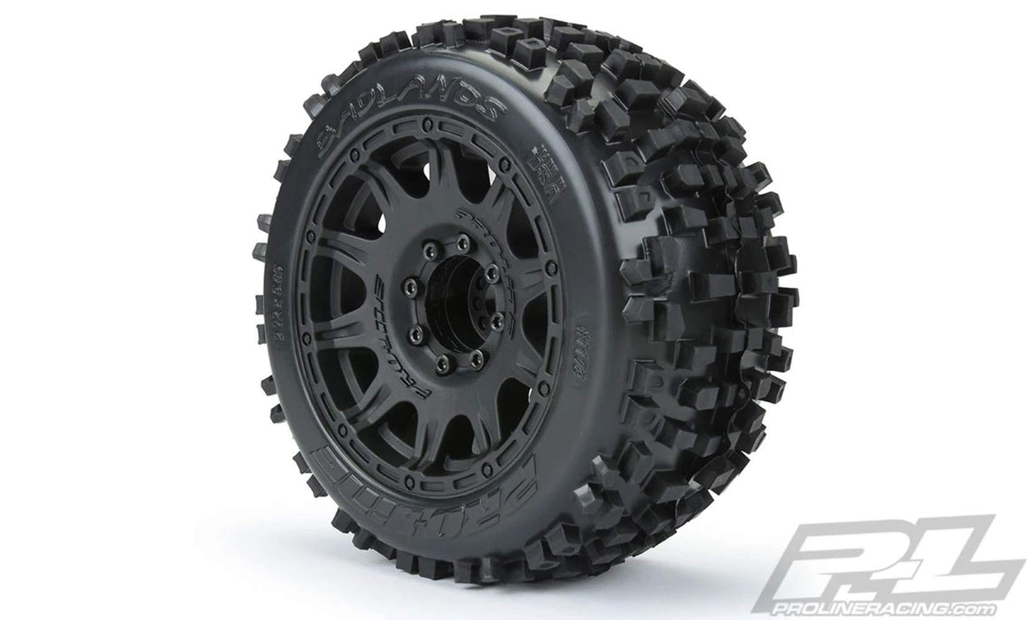 Pro-Line Racing Badlands 3.8 MTD Raid 8x32 Wheels 17mm MT F/R PRO117810