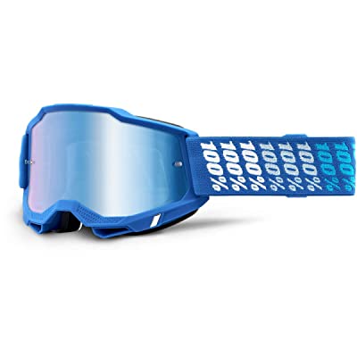 100% 100 Percent Eyewear Accuri 2 Yarger With Mirror Blue Lens Motocross Goggles 50221-250-01