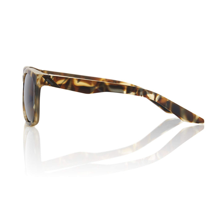 100% Hudson Performance Sunglasses Durable, Flexible And Lightweight Eyewear (Soft Tact Havana Bronze Lens) 61028-089-73