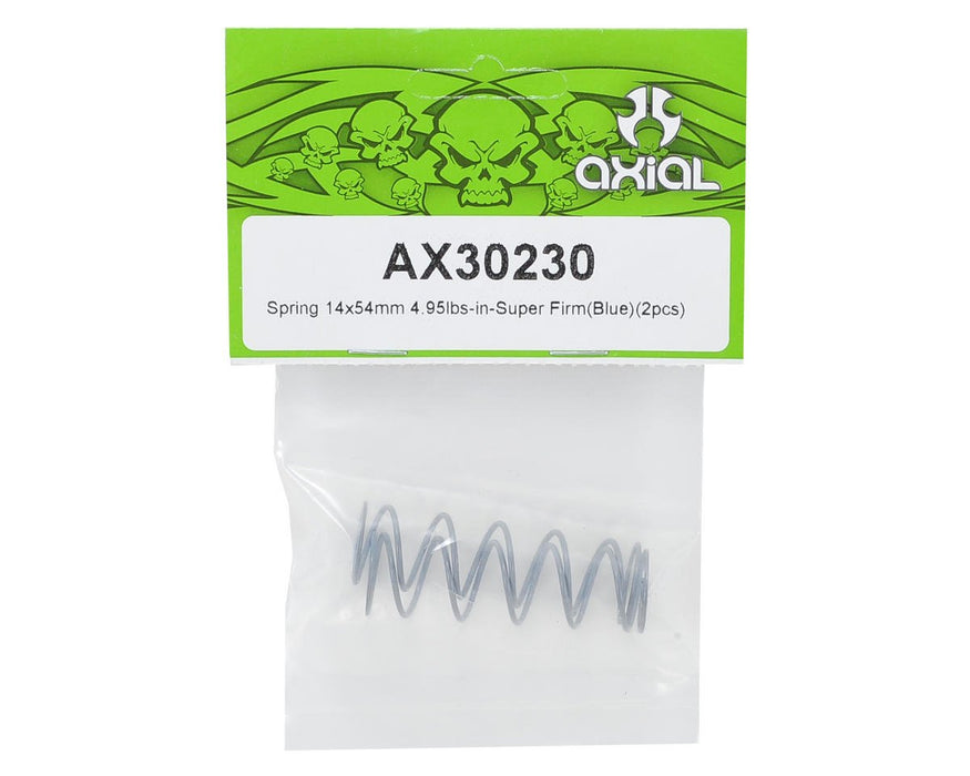 Axial AX30230 Spring14x54mm4.95lbs/in SuperFirm Blue 2 AXIC3230 Electric Car/Truck Option Parts