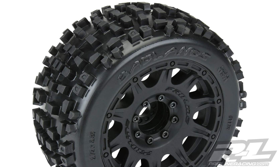 Pro-Line Racing Badlands 3.8 MTD Raid 8x32 Wheels 17mm MT F/R PRO117810