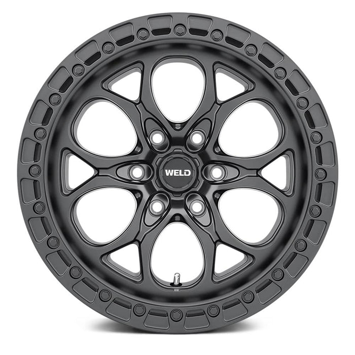 18x9 WELD Off-Road W108 Ledge Six Satin Black Wheel 6x5.5 (0mm)