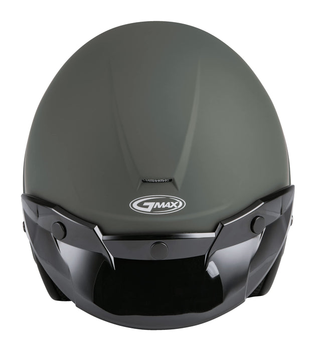 Gmax Of-2 Open-Face Helmet (Matte Green, X-Small) G1020713
