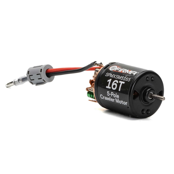 Spektrum SMART Firma 16T Rebuildable 5 Pole Brushed Crawler Motor SPMXSM5165 Electric Motors & Accessories