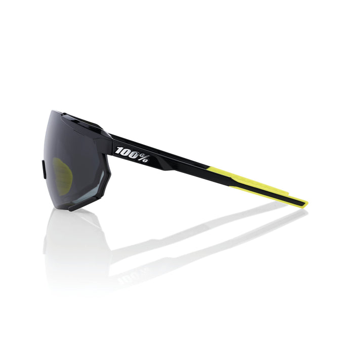 100% Racetrap 3.0 Sport Performance Sunglasses Sport And Cycling Eyewear (Gloss Black Smoke Lens) 60004-00002