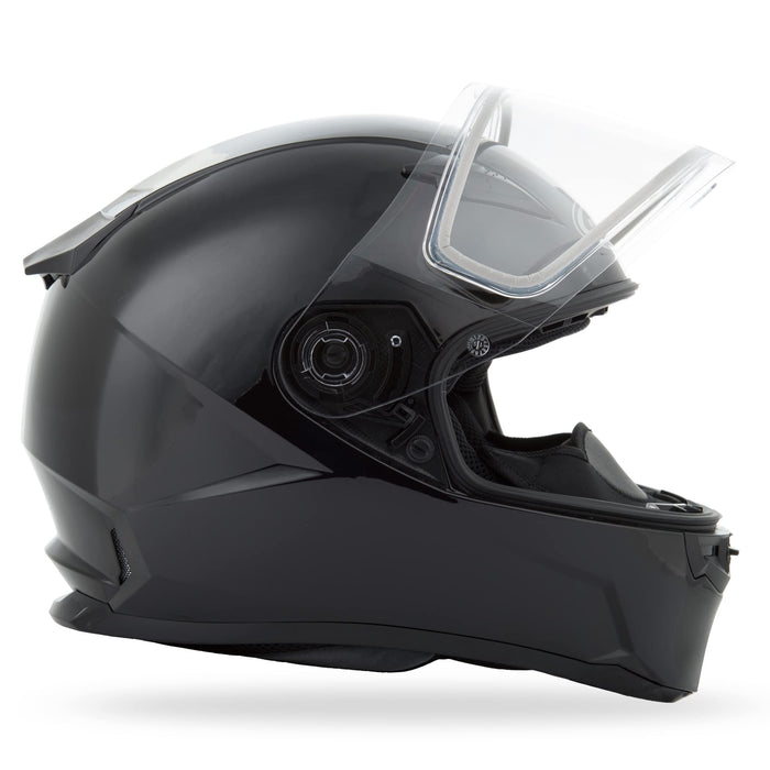Gmax Ff-49S Full-Face Dual Lens Shield Snow Helmet (Black, Medium) G2490025