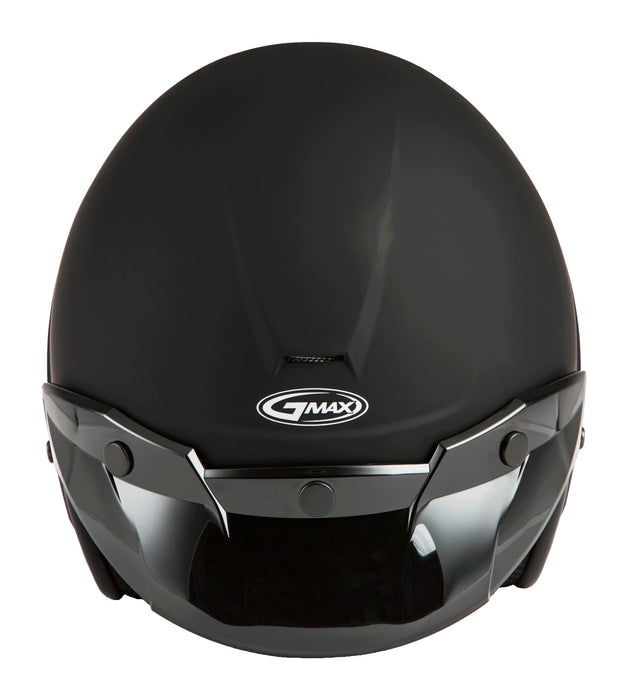 Gmax Of-2 Open-Face Helmet (Matte Black, Youth Medium) G1020071