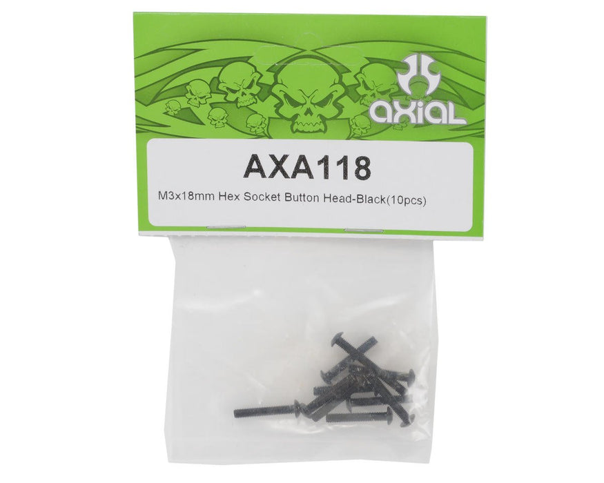Axial AXA118 Hex Socket Button Head M3x18mm 10 AXIC1180 Elec Car/Truck Replacement Parts
