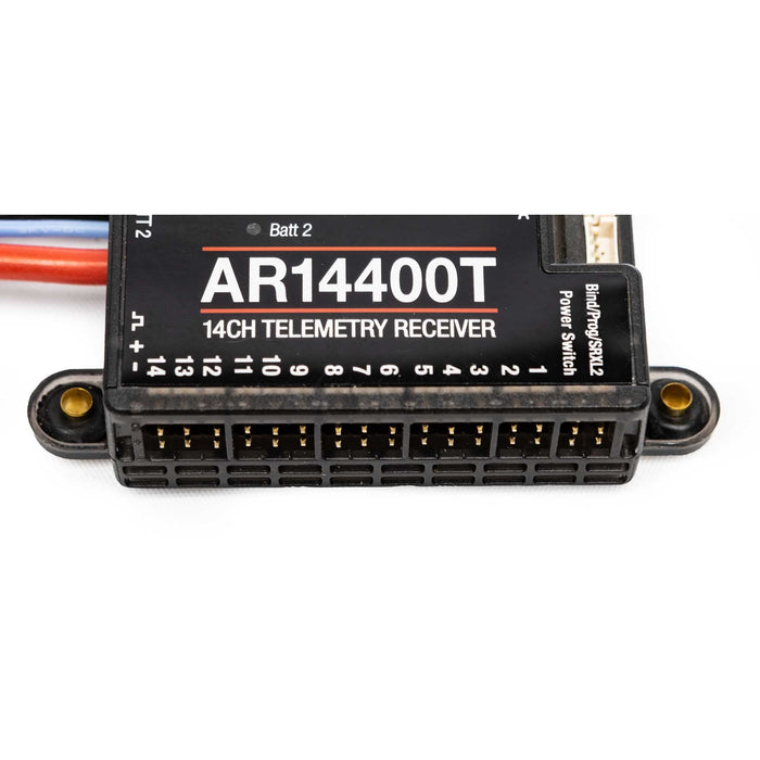 Spektrum AR14400T 14 Channel PowerSafe Telemetry Receiver SPMAR14400T Radios Receivers 2.4