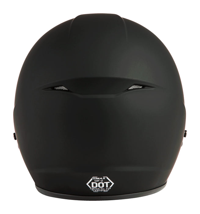 Gmax Of-2 Open-Face Helmet (Matte Black, Youth Medium) G1020071