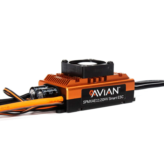 Spektrum SMART Avian 120 Amp Brushless Smart ESC 6S 12S SPMXAE1120HV Speed Controls Aircraft