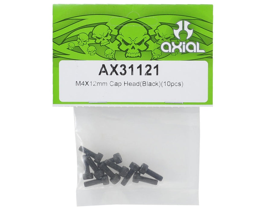 Axial AX31121 Cap Head Screw 4x12mm 10 AXIC1121 Elec Car/Truck Replacement Parts