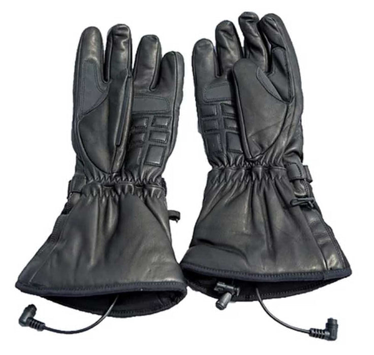 California Heat 12V Heated Wind & Water Proof Riding Gauntlet Gloves (L)