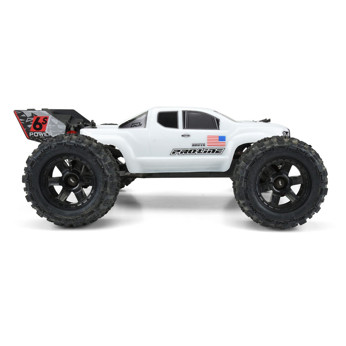 Proline Racing PRO352115 Pre-Cut Brute Bash Armor Body for Arrma Kraton - White