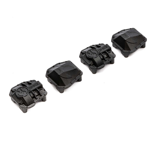 Axial Ar45P Ar45 Differential Covers Black Scx10 Iii Axi232044 Electric AXI232044