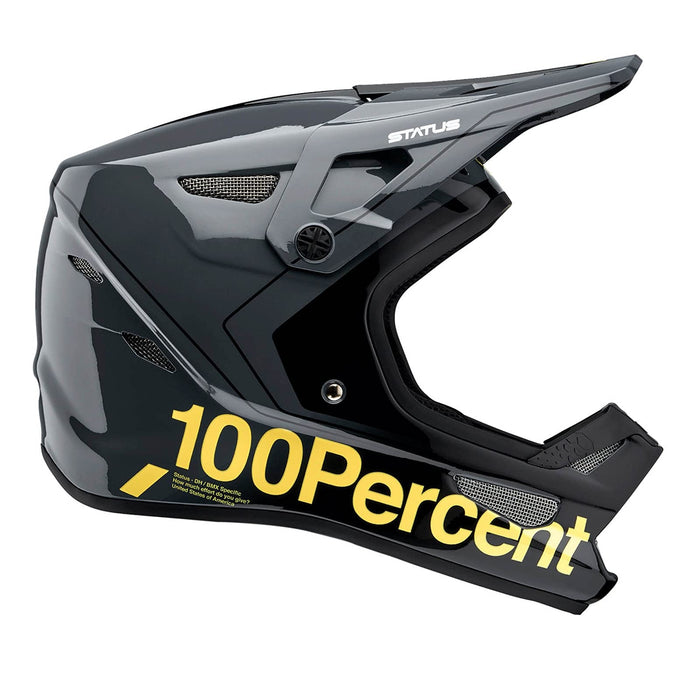 100% Status Helmet Carby/Charcoal Lg 80010-464-12