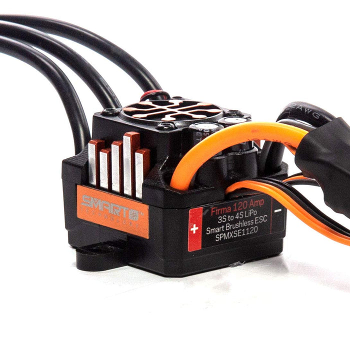 Spektrum SMART Firma 120 Amp Brushless Smart ESC 3S - 4S SPMXSE1120 Car Speed Controls & Accessories