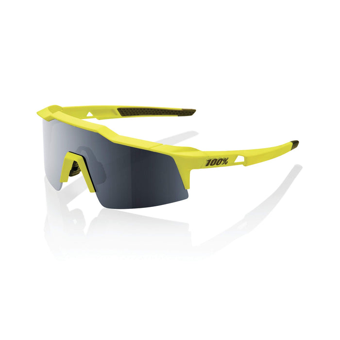 100% Speedcraft Sl Sport Performance Sunglasses Sport And Cycling Eyewear (Soft Tact Banana Black Mirror Lens) 61002-265-01