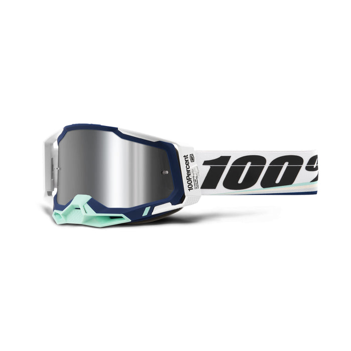 100% Racecraft 2 Goggle Arsham Mirror Slvr Flash Lens 50010-00011