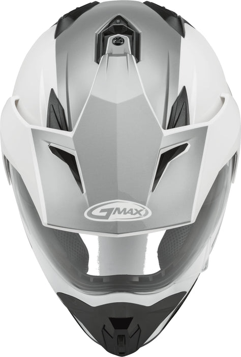 Gmax Gm-11 Dual Sport Helmet (White/Grey, Large) G1113246