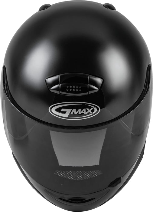 Gmax Gm-38 Full-Face Street Helmet (Black, Large) G138026