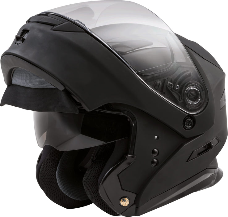 Gmax Md-01 Dual Sport Modular Helmet (Matte Black, Large) G1010076