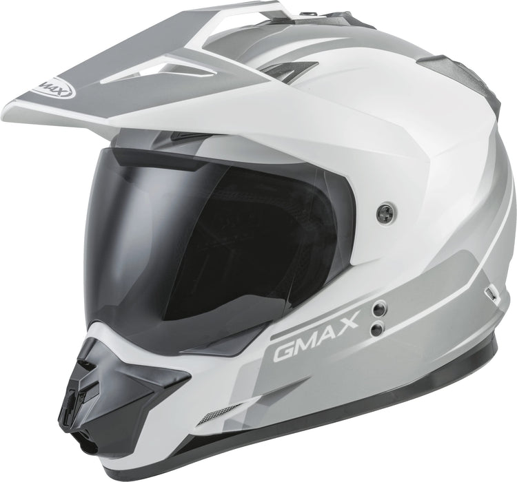 Gmax Gm-11 Dual Sport Helmet (White/Grey, X-Large) G1113247