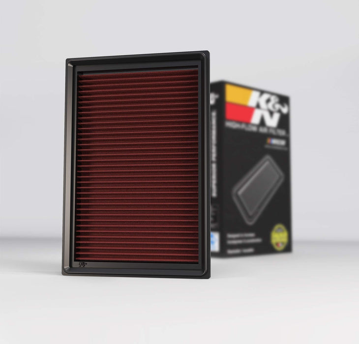 K&N Engine Air Filter: Reusable, Clean Every 75,000 Miles, Washable, Premium, Replacement Car Air Filter: Compatible With 2003-2016 Mazda (Premacy, 3, 5, Biante, Axela, Mazda3Speed, 5 Van), 33-2293