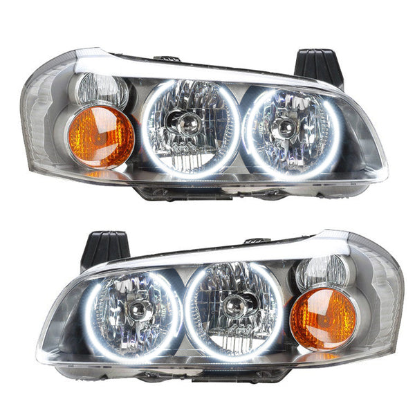 ORACLE Lighting 2002-2003 Compatible with Nissan Maxima Pre-Assembled LED Halo Headlights (With HID Bulbs/ Ballasts) MPN: 7174-001