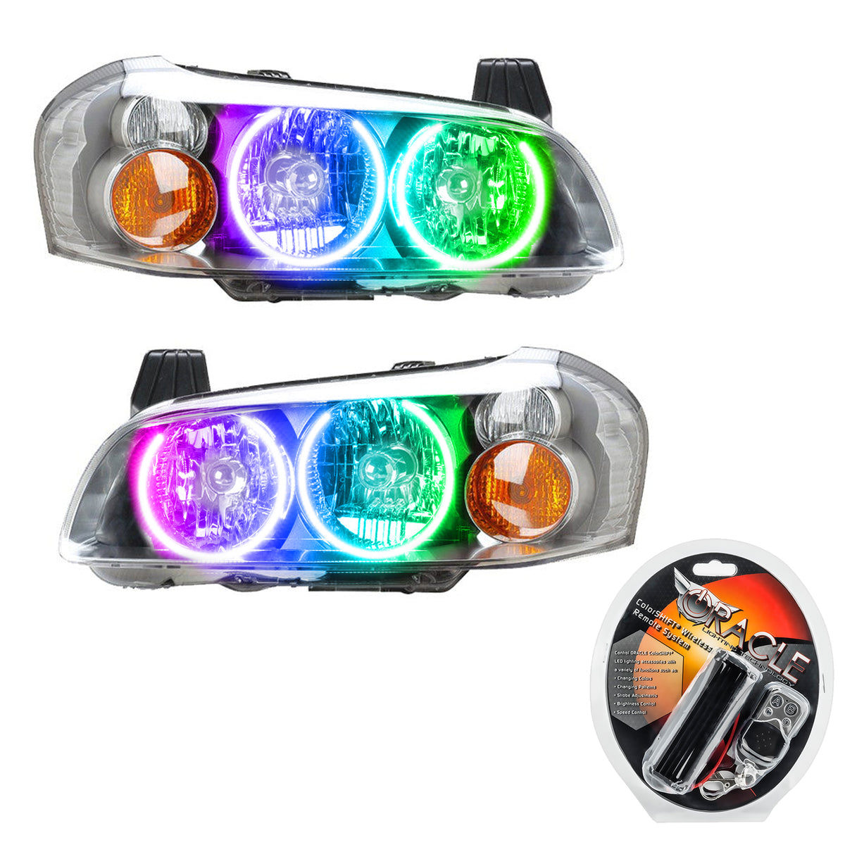 ORACLE Lighting 2002-2003 Compatible with Nissan Maxima Pre-Assembled LED Halo Headlights (With HID Bulbs/ Ballasts) MPN: 7174-330