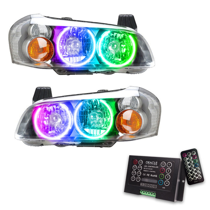 ORACLE Lighting 2002-2003 Fit Nissan Maxima Pre-Assembled LED Halo Headlights - (With HID Bulbs/ Ballasts) - MPN: 7174-333