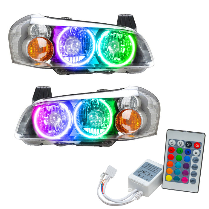 ORACLE Lighting 2002-2003 Fit Nissan Maxima Pre-Assembled LED Halo Headlights - (With HID Bulbs/ Ballasts) - MPN: 7174-504