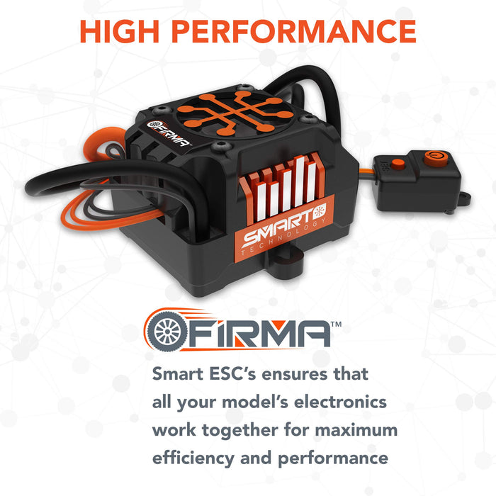 Spektrum SMART FIRMA 150A BL Smart ESC/2050Kv Sensorless MotCombo SPMXSEMC05 Car Speed Controls & Accessories