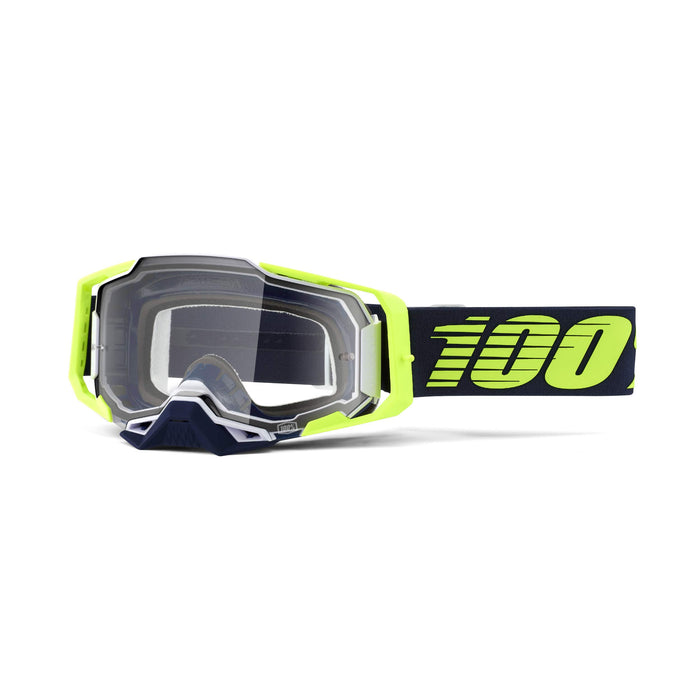 100% Armega Premium Protective Goggle (Deker Clear Lens) 50721-101-08