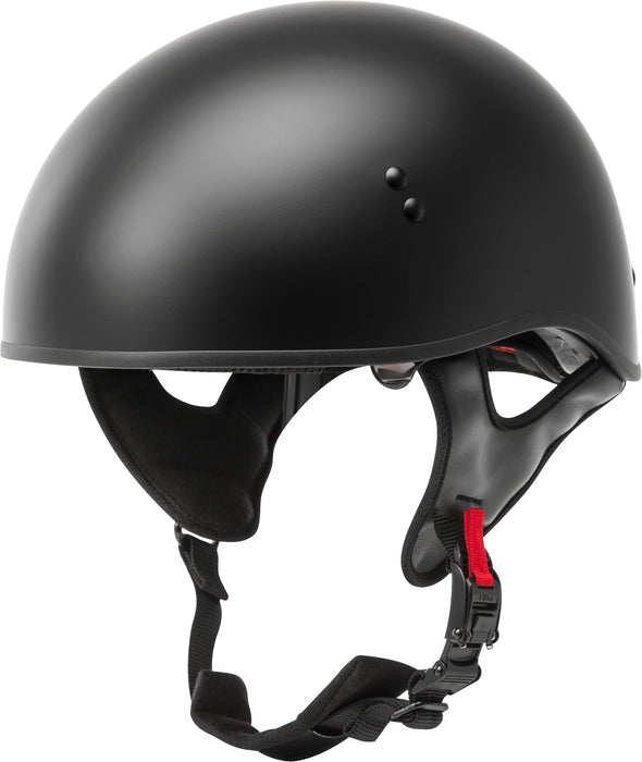 Gmax Hh-65 Naked Motorcycle Street Half Helmet (Matte Black, X-Large) H1650077