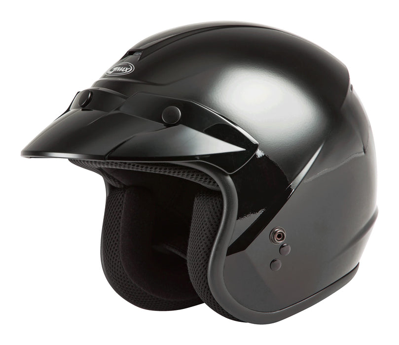 Gmax Of-2 Open-Face Helmet (Black, Small) G1020024