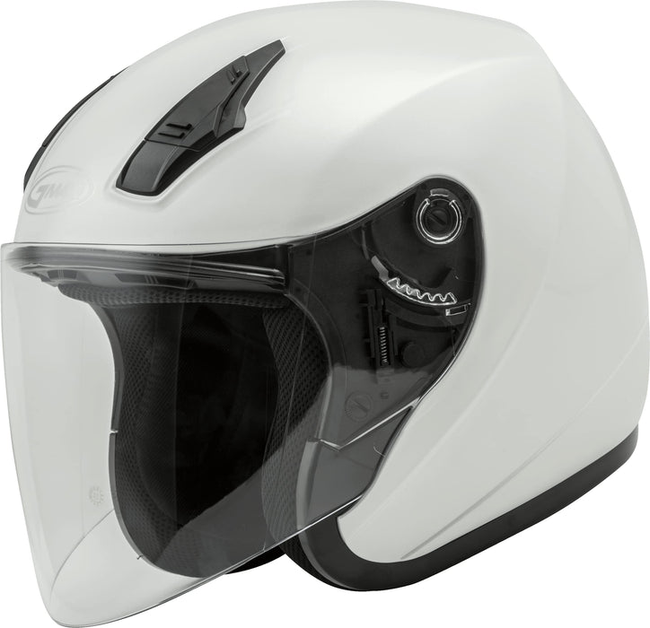 Gmax Of-17 Open-Face Street Helmet (Pearl White, Medium) G317085N