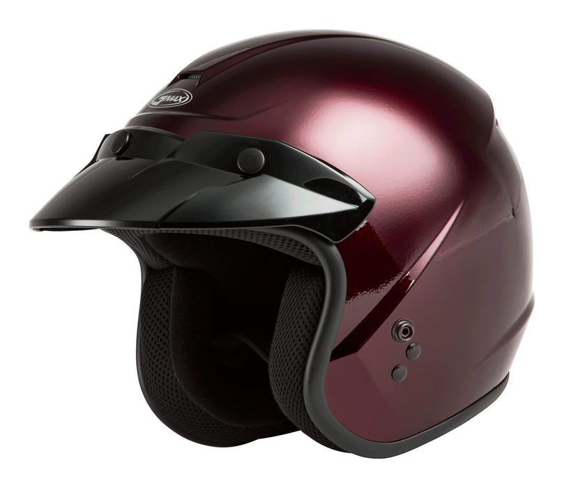 Gmax Of-2 Open-Face Helmet (Wine Red, X-Large) G1020107