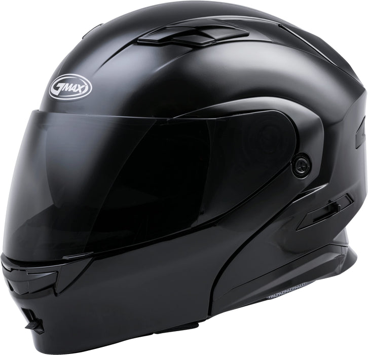Gmax Md-01 Dual Sport Modular Helmet (Black, Large) G1010026