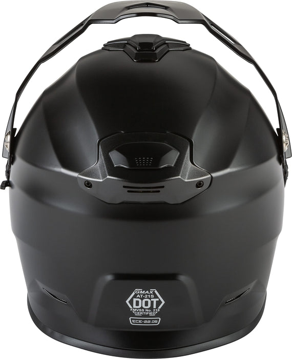 Gmax At-21S Adventure Electrics Shield Snow Helmet (Matte Black, Small) G4210074