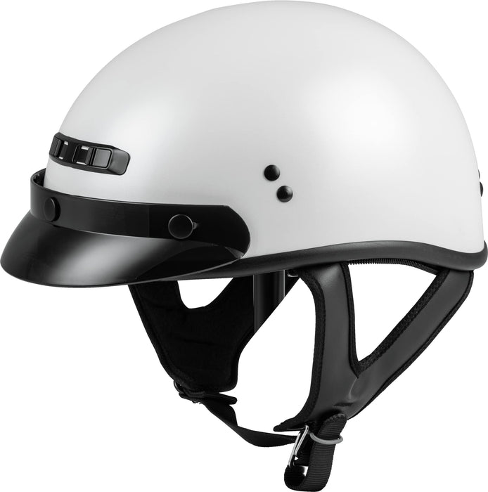 Gmax Gm-35 Motorcycle Street Half Helmet (Pearl White, Large) G1235086