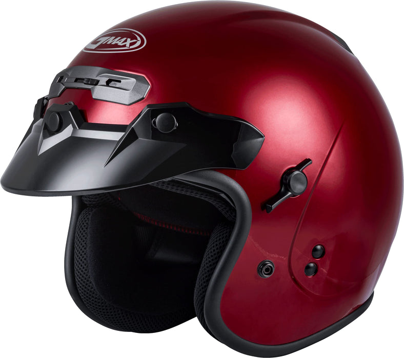Gmax Gm-32 Open-Face Street Helmet (Candy Red, 3X-Large) G1320099