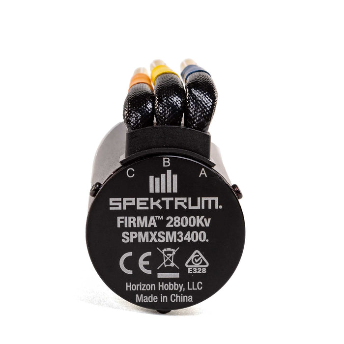 Spektrum SMART Firma 3668 2800Kv 4-Pole Brushless Motor 5mm SPMXSM3400 Electric Motors & Accessories