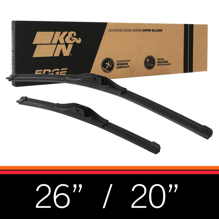 K&N Edge Wiper Blades (Twin Pack) 26"/20"