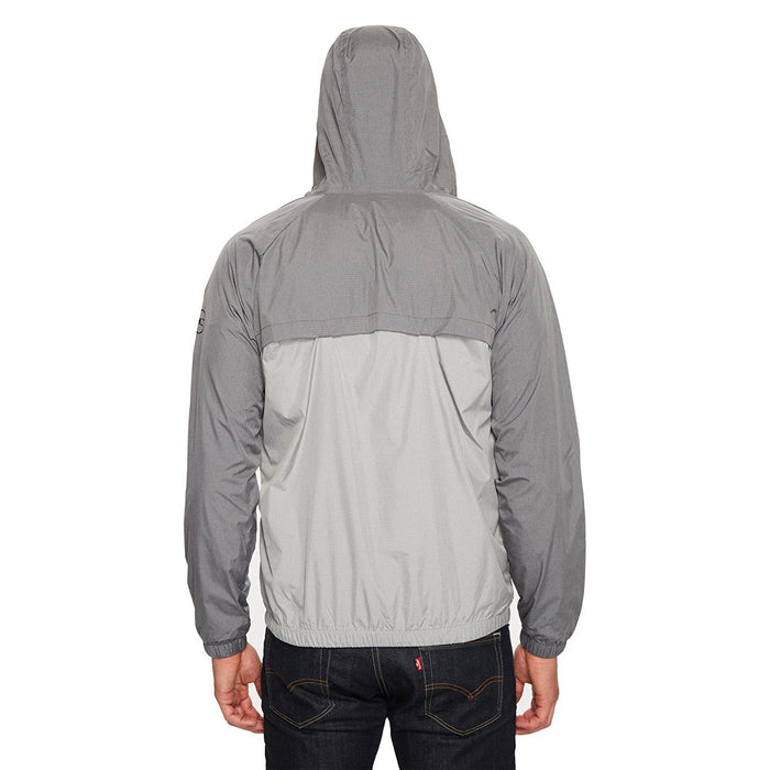 Fmf O'Neill Men'S Light Weight Rain Windbreaker Jacket, Grey/Traveler, Xl FA9121999-BLK-S